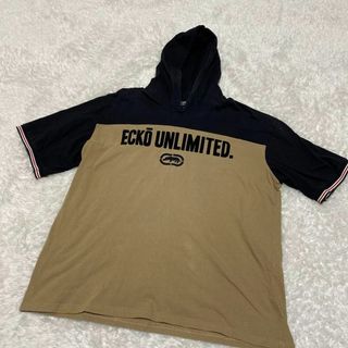 エコーアンリミテッド(ECKŌ UNLTD（ECKO UNLTD）)のECKO UNLTD エコーアンリミテッド ☆ Tシャツ パーカー LLサイズ(Tシャツ/カットソー(半袖/袖なし))