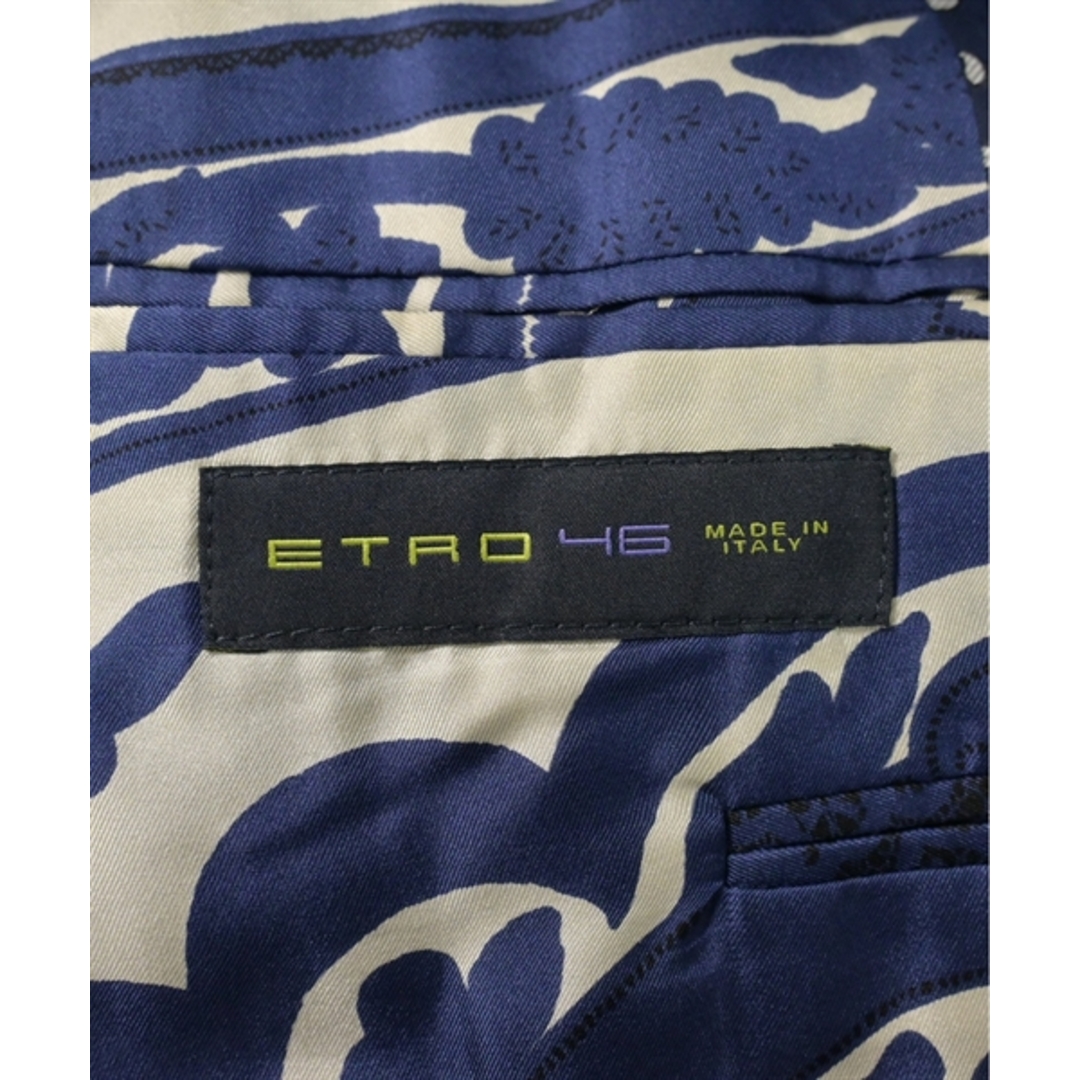 ETRO(エトロ)のETRO エトロ ジャケット 46(M位) 紺xベージュ(総柄) 【古着】【中古】 メンズのジャケット/アウター(その他)の商品写真