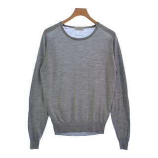 ジョンスメドレー(JOHN SMEDLEY)のJOHN SMEDLEY ジョンスメドレー ニット・セーター M グレー 【古着】【中古】(ニット/セーター)