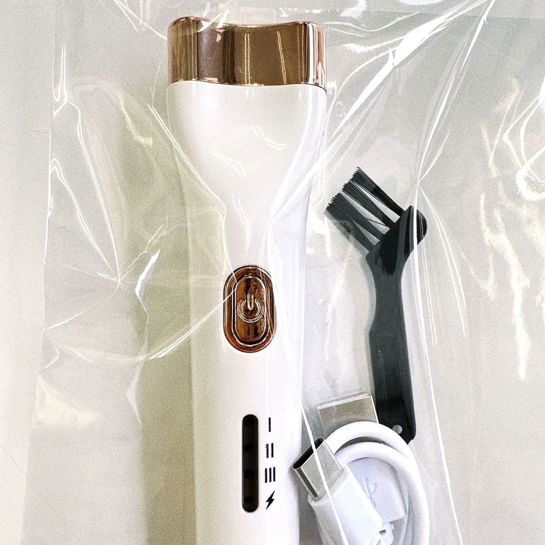 ホットビューラー　白 まつ毛カール　まつ毛　ビューラー　USB  時短メイク コスメ/美容のメイク道具/ケアグッズ(ホットビューラー)の商品写真