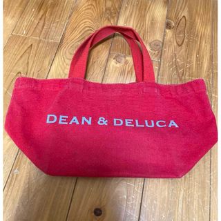 ディーンアンドデルーカ(DEAN & DELUCA)のトートバッグ　赤　(トートバッグ)