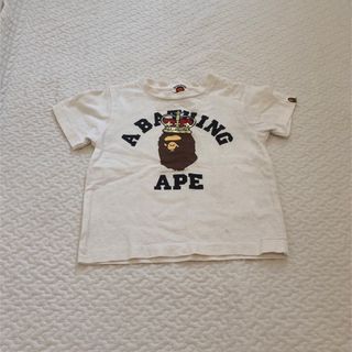 A BATHING APE - ABATHING APE キッズ　tシャツ