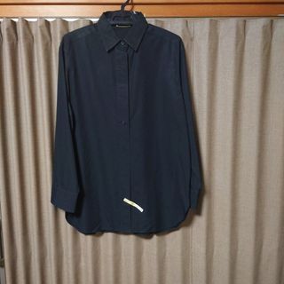 アパルトモンドゥーズィエムクラス(L'Appartement DEUXIEME CLASSE)のアパルトモン　長袖シャツ　黒(シャツ/ブラウス(長袖/七分))