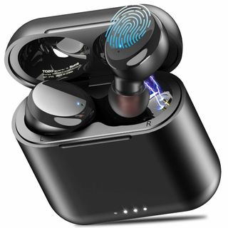 【色: ブラック】TOZO T6 Bluetooth イヤホン【2024新モデル(ヘッドフォン/イヤフォン)