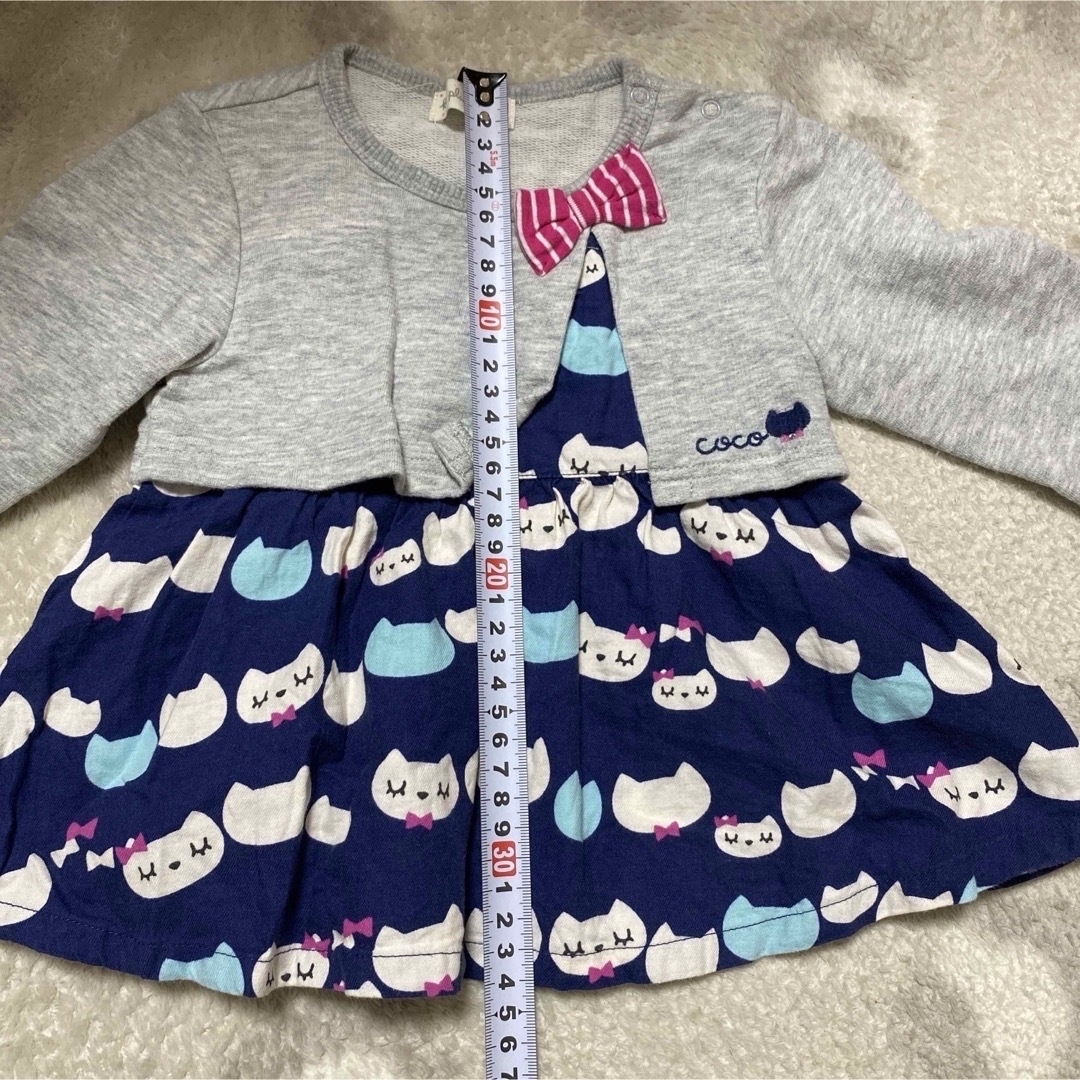 KP(ニットプランナー)の【ニットプランナー】cocoちゃん　トップス　size:80 キッズ/ベビー/マタニティのベビー服(~85cm)(Ｔシャツ)の商品写真