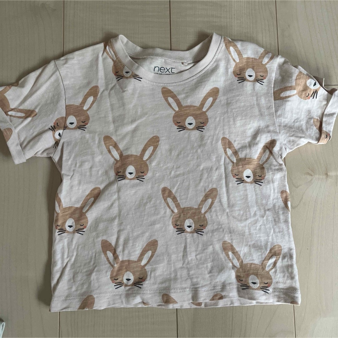 NEXT(ネクスト)の【next】半袖 Tシャツ うさぎ等 2-3y(98cm) 4着 キッズ/ベビー/マタニティのキッズ服女の子用(90cm~)(Tシャツ/カットソー)の商品写真