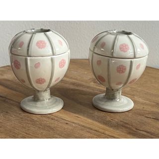 【新品】個数変更可!ぼんぼりの蓋付き小鉢(2つ)(食器)