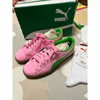 プーマ(PUMA)の美品　PUMA suede terrace 23.5(スニーカー)