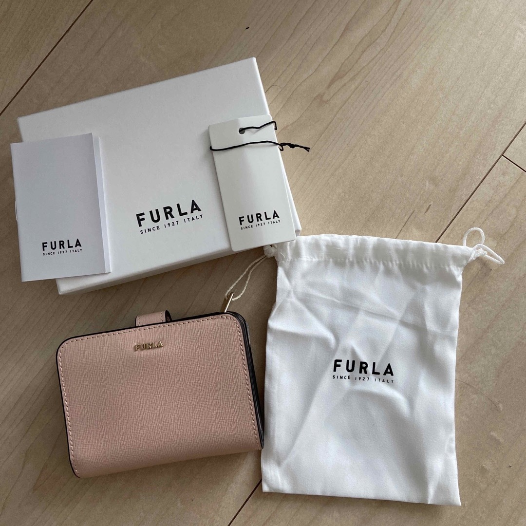 Furla - 新品未使用 正規品 FURLA 二つ折り財布 ピンク の通販 by Furla - 新品未使用 正規品 FURLA 二つ折り財布 ピンク の通販 by