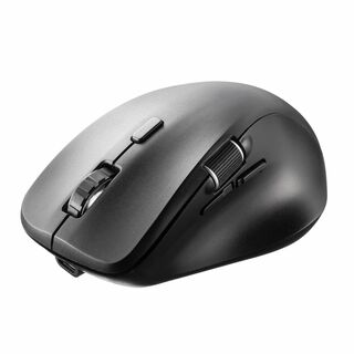 【色: ブラック】サンワダイレクト Bluetooth マウス 横スクロール 充(PC周辺機器)