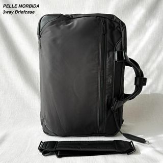 PELLE MORBIDA - 美品 ペッレモルビダ ハイドロフォイル 3way ブリーフケース 2層 リュック