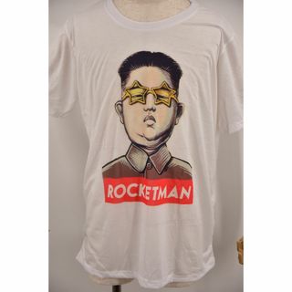 ◆おもしろTシャツ◆極悪人Tシャツ◆北朝鮮のロケットマン◆XLサイズ◆新品(Tシャツ/カットソー(半袖/袖なし))