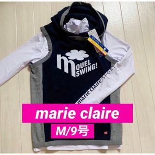 マリクレール(Marie Claire)の新品■10,780円【マリクレール 】パーカー　ベスト、タートル　インナー　M(ウエア)