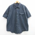 XL★古着 ギャップ GAP 半袖 シャツ メンズ 00年代 00s 大きいサ…