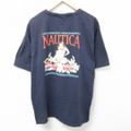 XL★古着 ノーティカ NAUTICA 半袖 Tシャツ メンズ ハワイ 女性 …