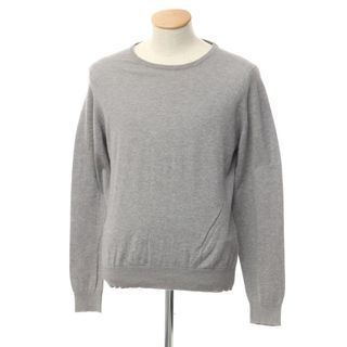 ジョンスメドレー(JOHN SMEDLEY)の【中古】ジョンスメドレー JOHN SMEDLEY コットン クルーネック プルオーバーニット グレー【サイズM】【メンズ】(ニット/セーター)