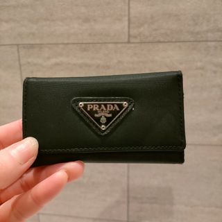 PRADA - PRADA キーケース 小物 black 人気