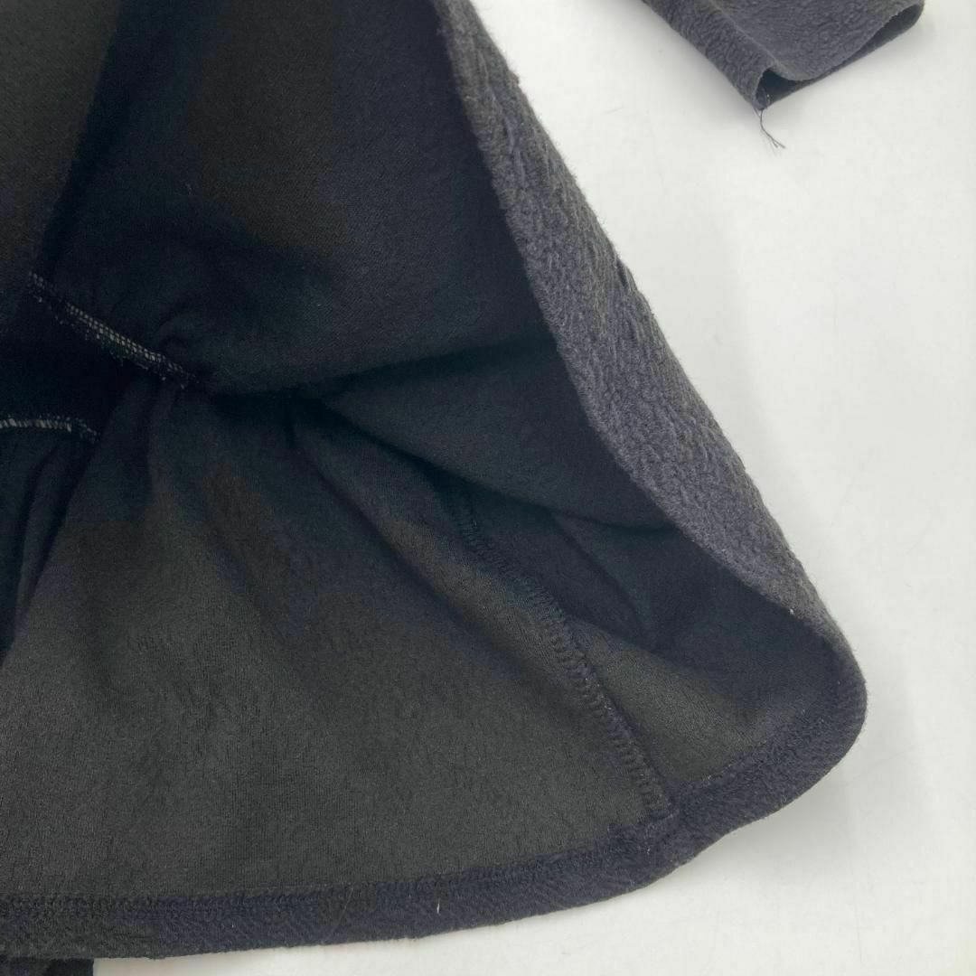 ZARA(ザラ)のザラ 厚手　ファスナー付き　フレア　ワンピース ブラック キッズ レディースのワンピース(ミニワンピース)の商品写真