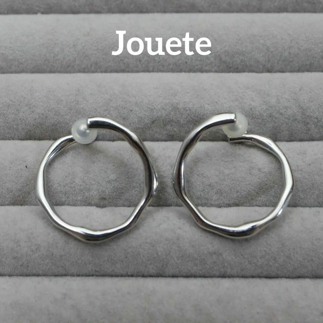 Jouete(ジュエッテ)の【匿名配送】ジュエッテ イヤリング シルバー SV925 5.6g シンプル レディースのアクセサリー(イヤリング)の商品写真