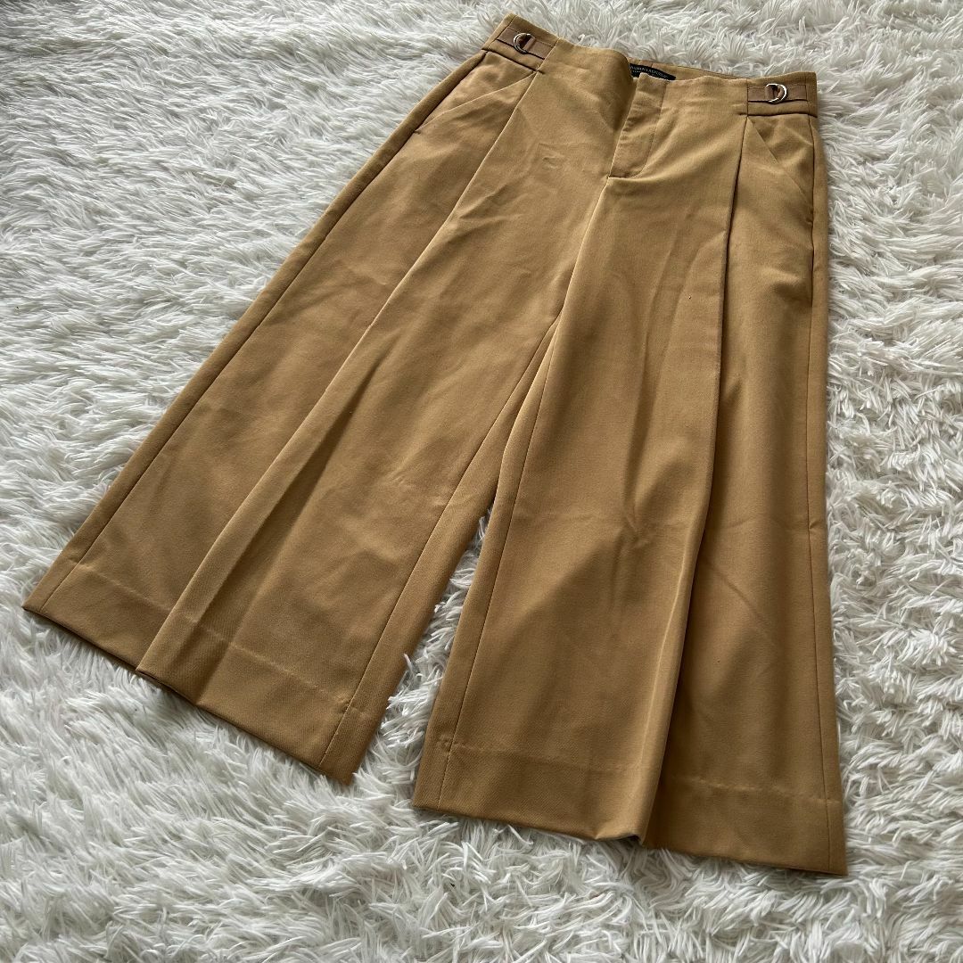 Banana Republic(バナナリパブリック)の【美品】バナナリパブリック ガウチョパンツ M 茶色 シンプル ✓4122 レディースのパンツ(カジュアルパンツ)の商品写真