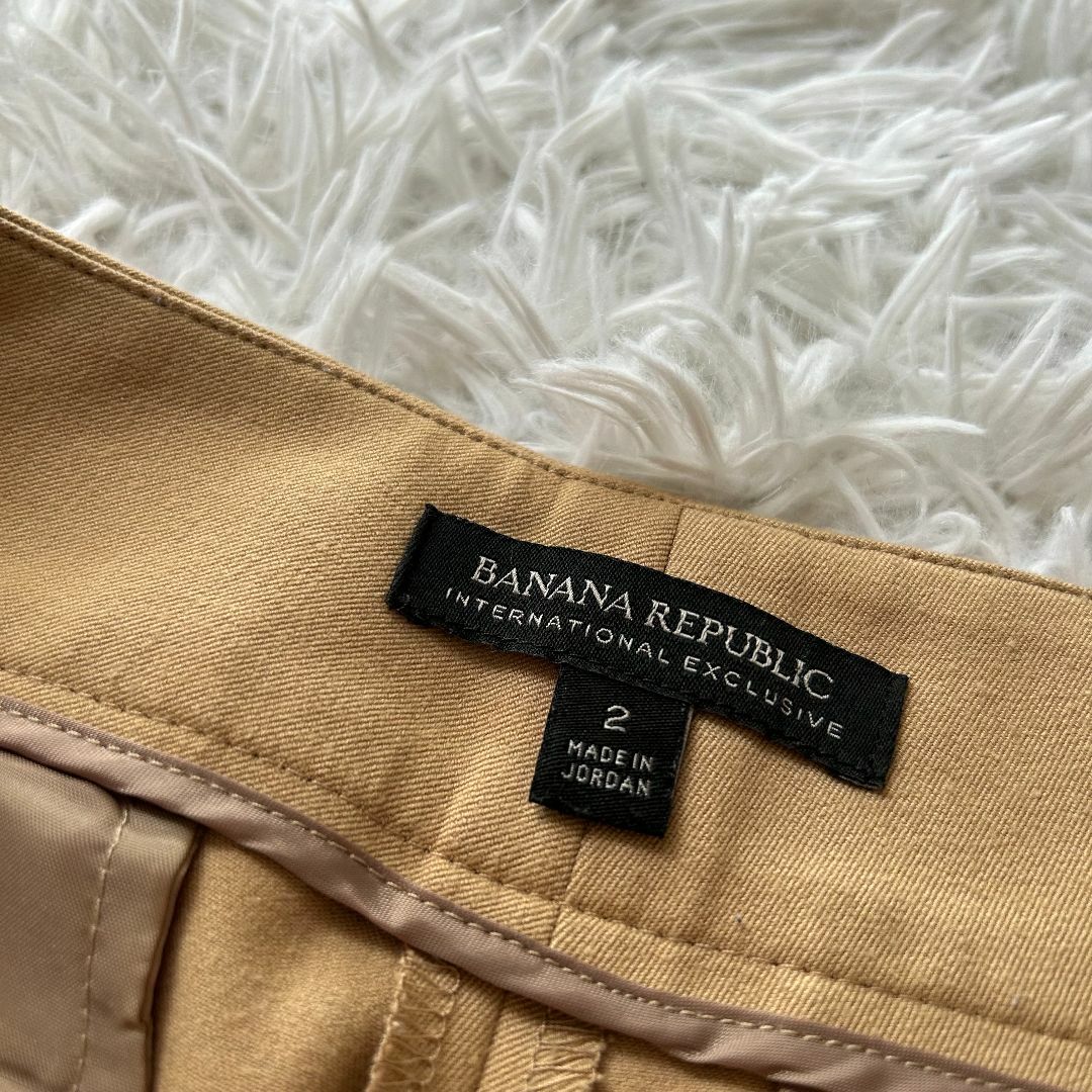 Banana Republic(バナナリパブリック)の【美品】バナナリパブリック ガウチョパンツ M 茶色 シンプル ✓4122 レディースのパンツ(カジュアルパンツ)の商品写真