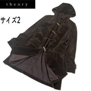 セオリー(theory)のtheory セオリー　ダッフルコート コーデュロイ　ブラウン　サイズM(ダッフルコート)