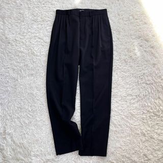 バルマン(BALMAIN)の【美品】バルマン/BLMAIN サルエル　スラックス　トラウザー　ウール　タック(スラックス)