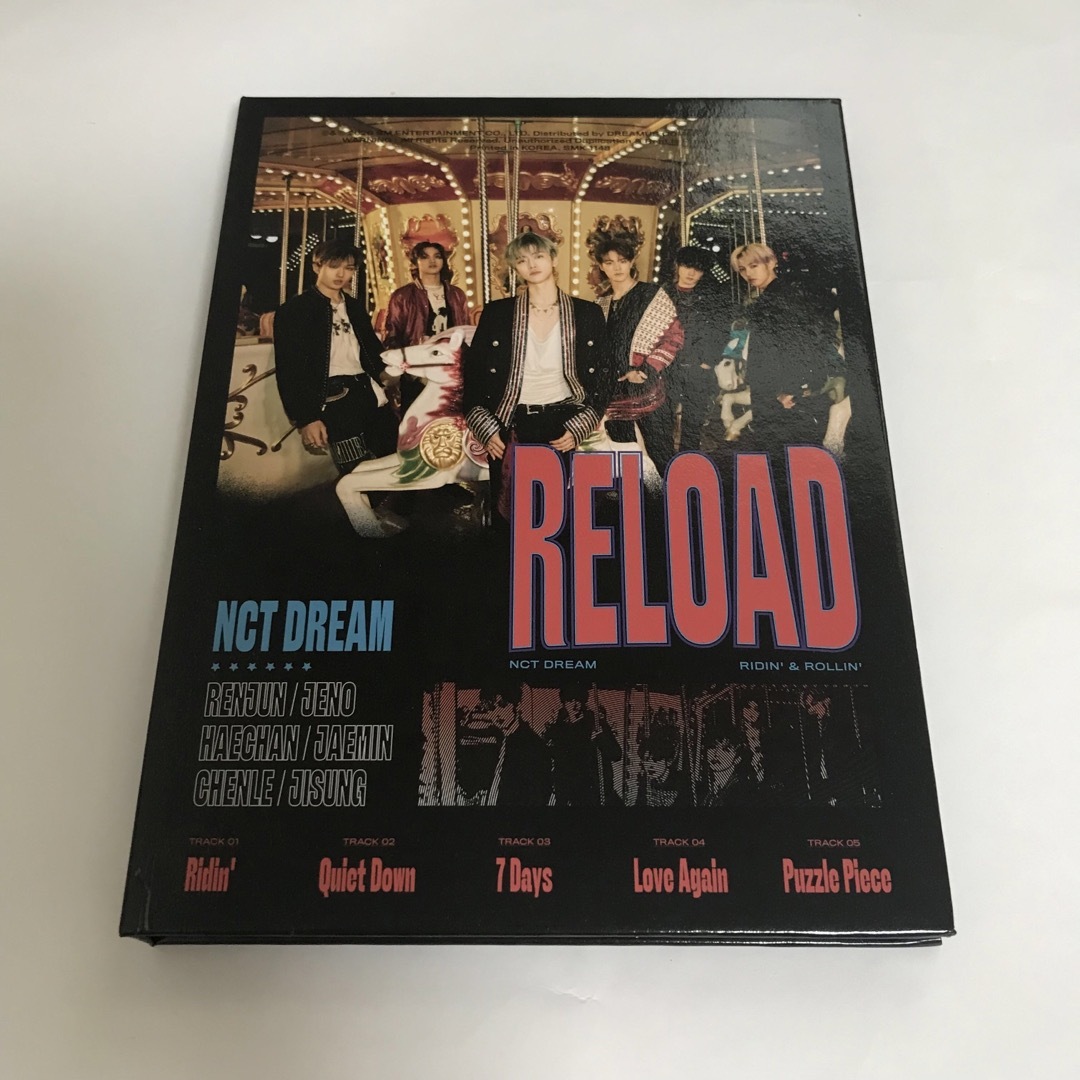 NCT(エヌシーティー)のReload Ridn' Ver. NCT DREAM ロンジュン　クルーカード エンタメ/ホビーのCD(K-POP/アジア)の商品写真