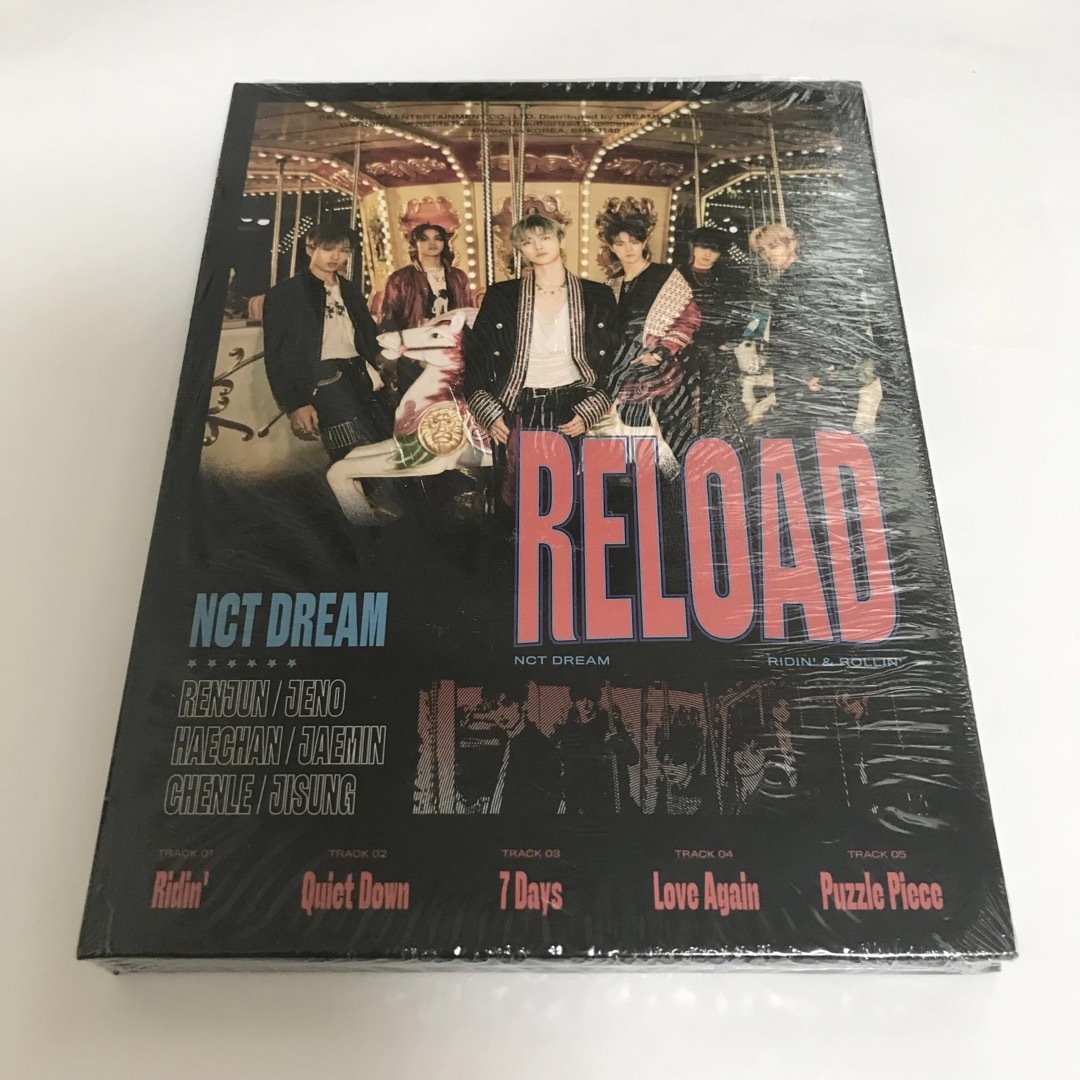 NCT(エヌシーティー)のReload Ridn' Ver. NCT DREAM ロンジュン　クルーカード エンタメ/ホビーのCD(K-POP/アジア)の商品写真