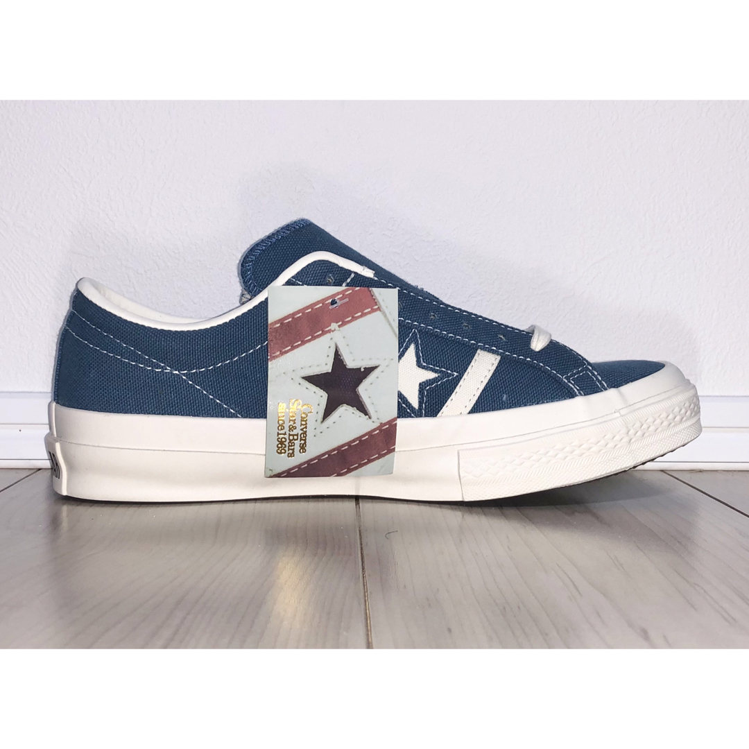 CONVERSE(コンバース)の25.5cm 新品 CONVERSE STAR&BARS ブルー ネイビー 青 メンズの靴/シューズ(スニーカー)の商品写真