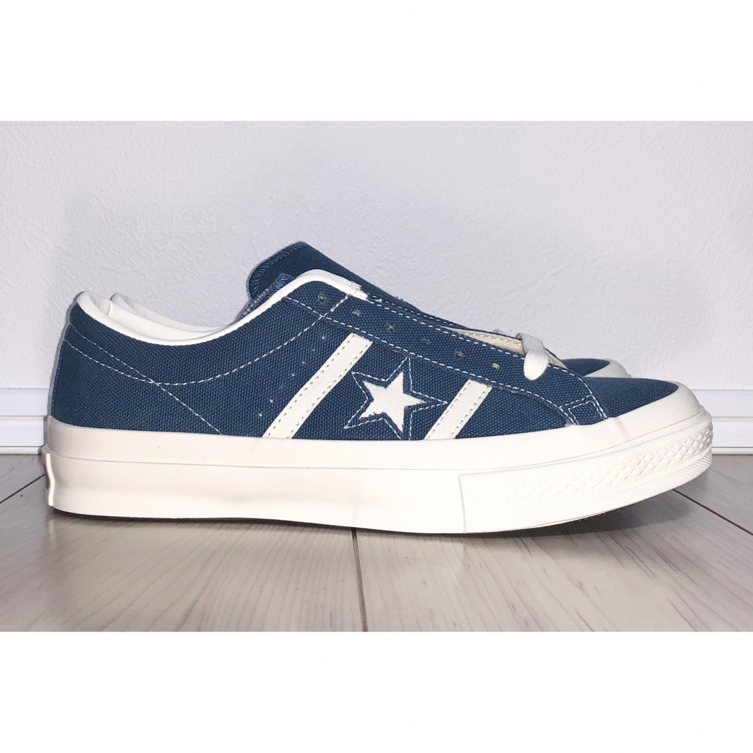 CONVERSE(コンバース)の25.5cm 新品 CONVERSE STAR&BARS ブルー ネイビー 青 メンズの靴/シューズ(スニーカー)の商品写真