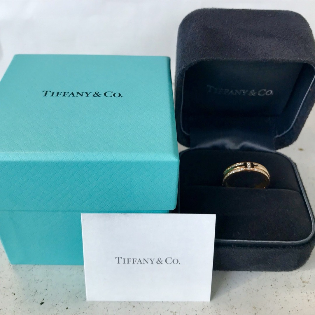 Tiffany & Co.(ティファニー)のティファニー T ツー ナローパヴェダイヤモンド リング 11号 レディースのアクセサリー(リング(指輪))の商品写真