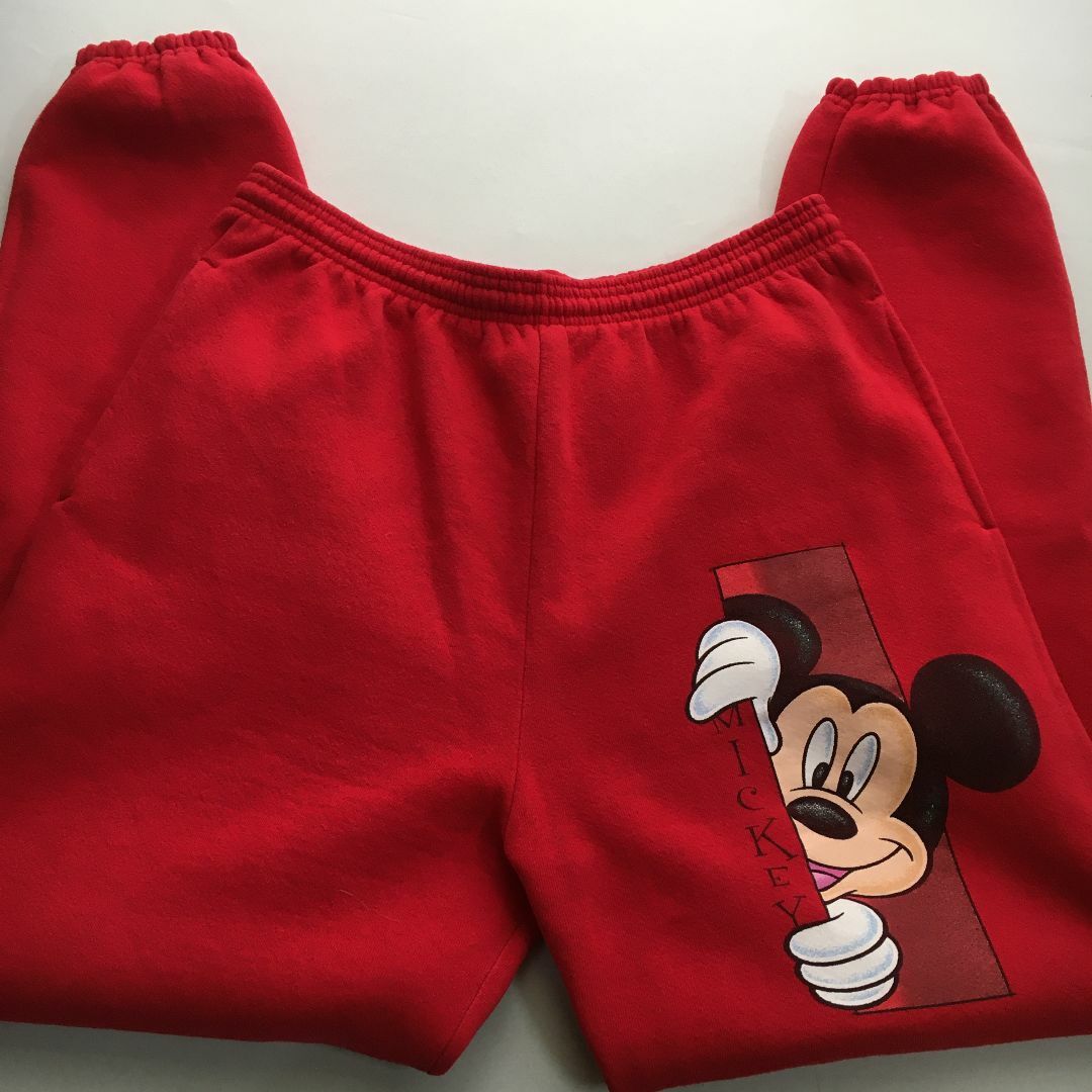 Disney(ディズニー)のアメリカ製　Disney　ミッキーマウス　パンツ　USED　10139 メンズのパンツ(その他)の商品写真