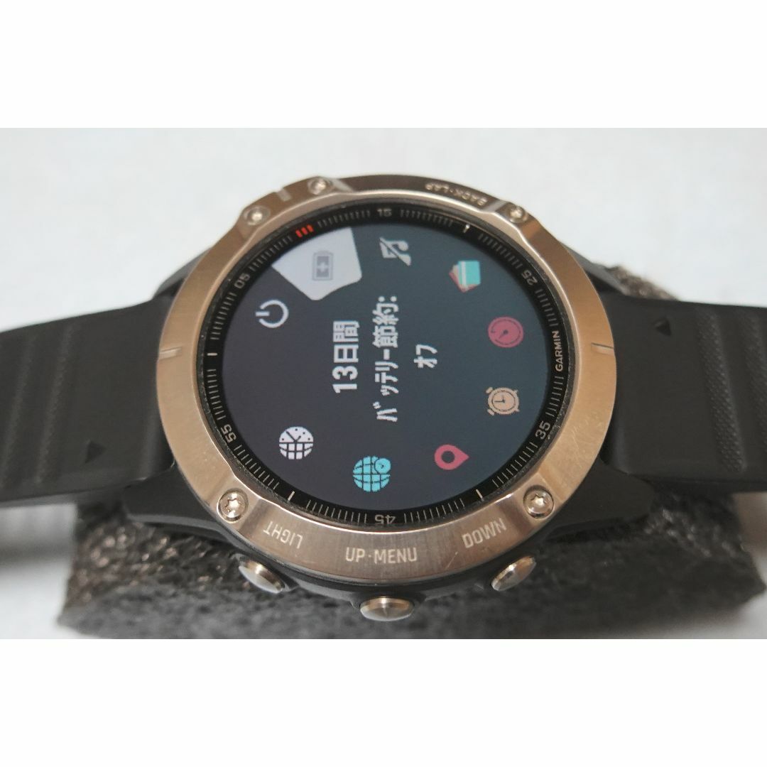 GARMIN(ガーミン)のGARMIN(ガーミン) fenix 6 Black 【日本正規品】 メンズの時計(腕時計(デジタル))の商品写真