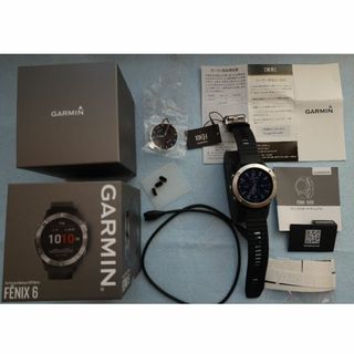 ガーミン(GARMIN)のGARMIN(ガーミン) fenix 6 Black 【日本正規品】(腕時計(デジタル))