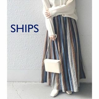 SHIPS - 【SHIPS別注】UHURU プリントバリエーションスカート