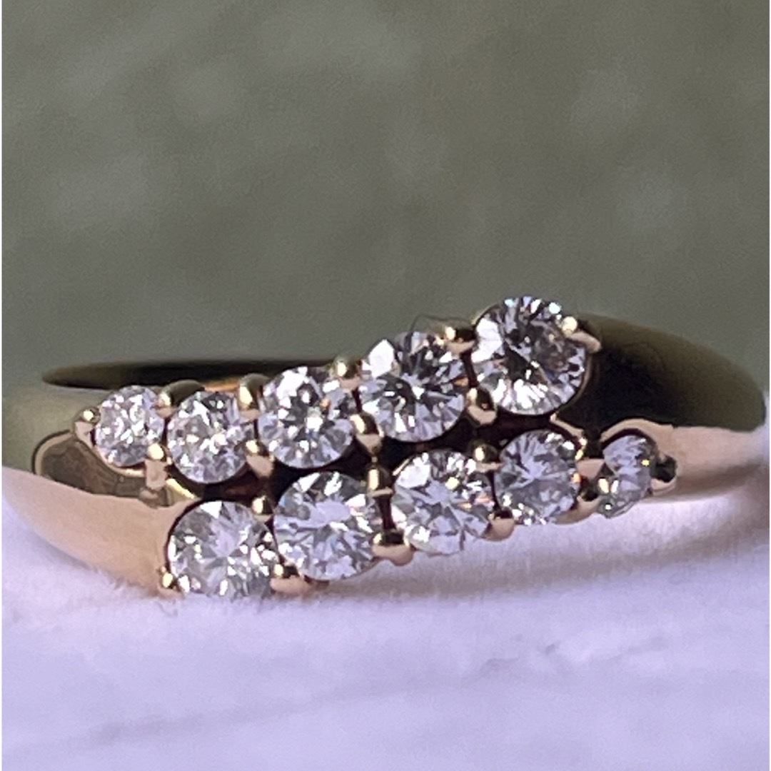 k18 ダイヤモンドリング スイートテン レディースのアクセサリー(リング(指輪))の商品写真