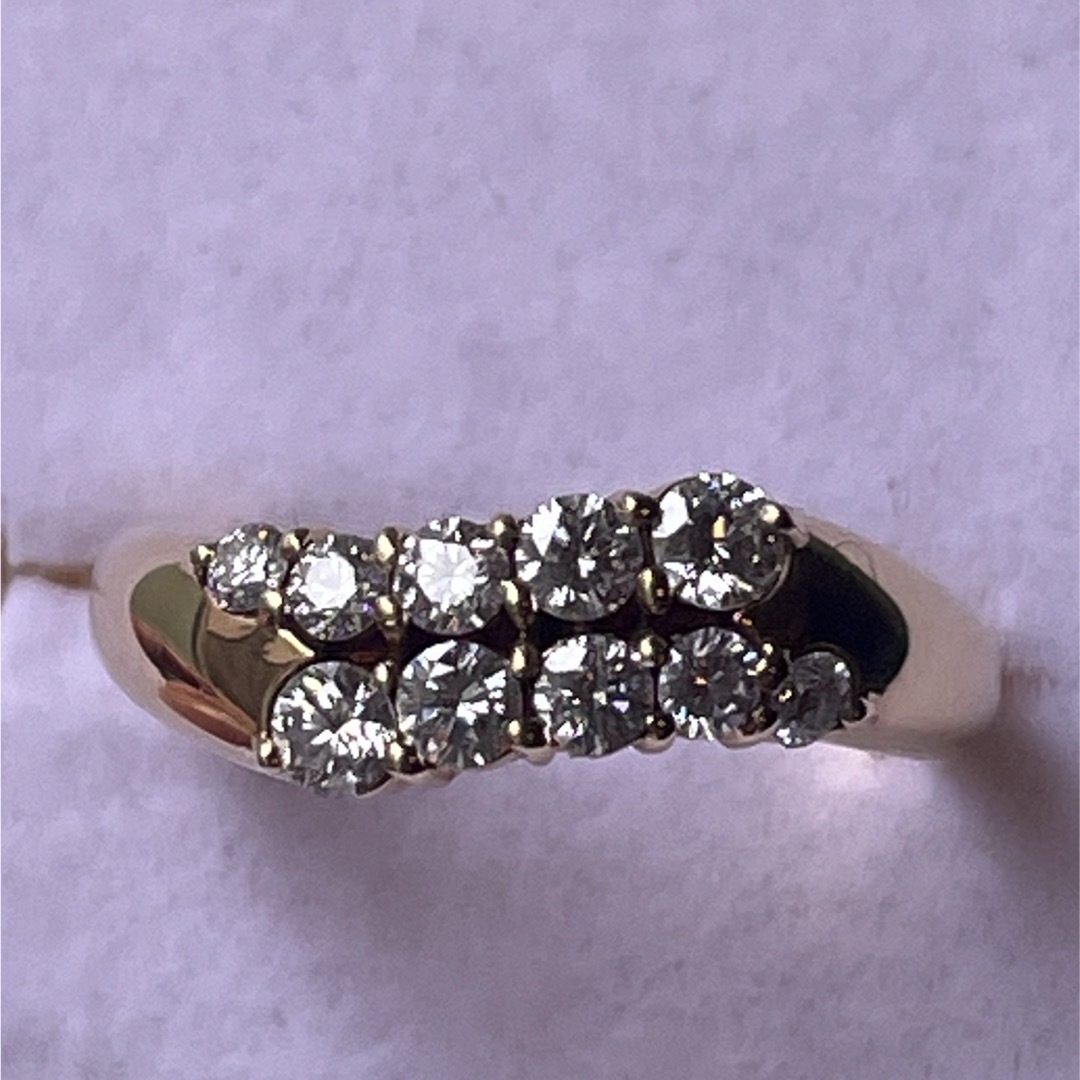 k18 ダイヤモンドリング スイートテン レディースのアクセサリー(リング(指輪))の商品写真