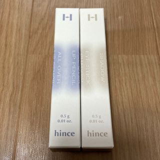 ヒンス(hince)の【新品未開封】 hince オールオーバーリップペンシル、アイステックシャドウ(アイシャドウ)