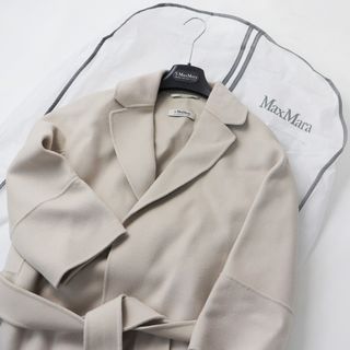 マックスマーラ(Max Mara)の極美品 エス マックスマーラ 'S Max Mara Cucito A Mano ARONA ピュアヴァージンウール ダブルフェイス ガウンコート 36【2400013798969】(その他)