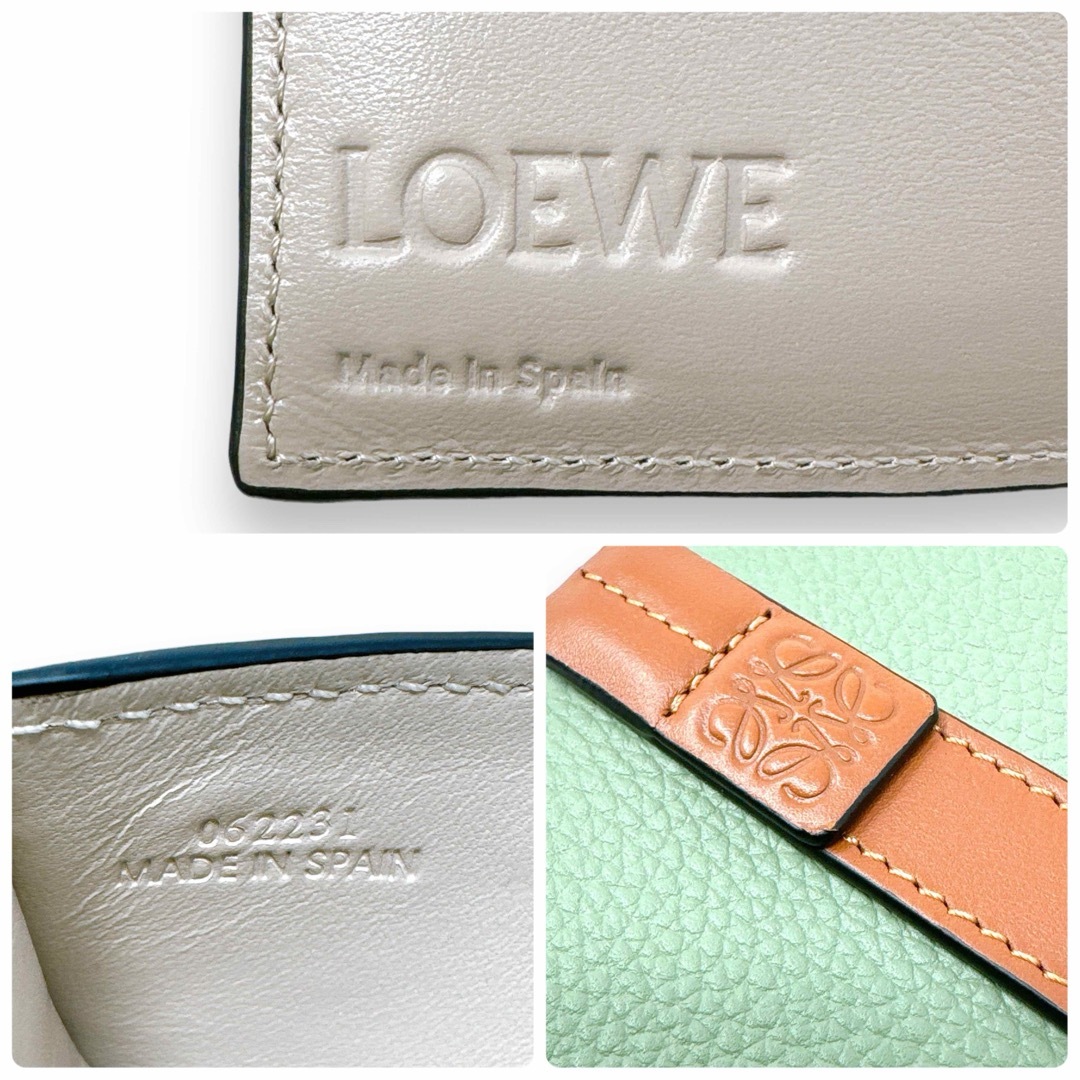 LOEWE(ロエベ)のロエベ 3つ折り財布 トライフォールドウォレット C660TR2X01 グリーン レディースのファッション小物(財布)の商品写真