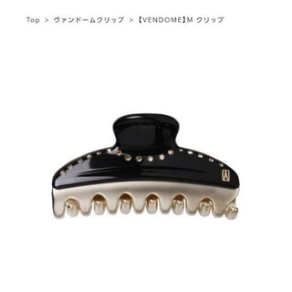 アレクサンドルドゥパリ(Alexandre de Paris)の新品☆アレクサンドル ドゥ パリ VENDOME M CLIP(バレッタ/ヘアクリップ)