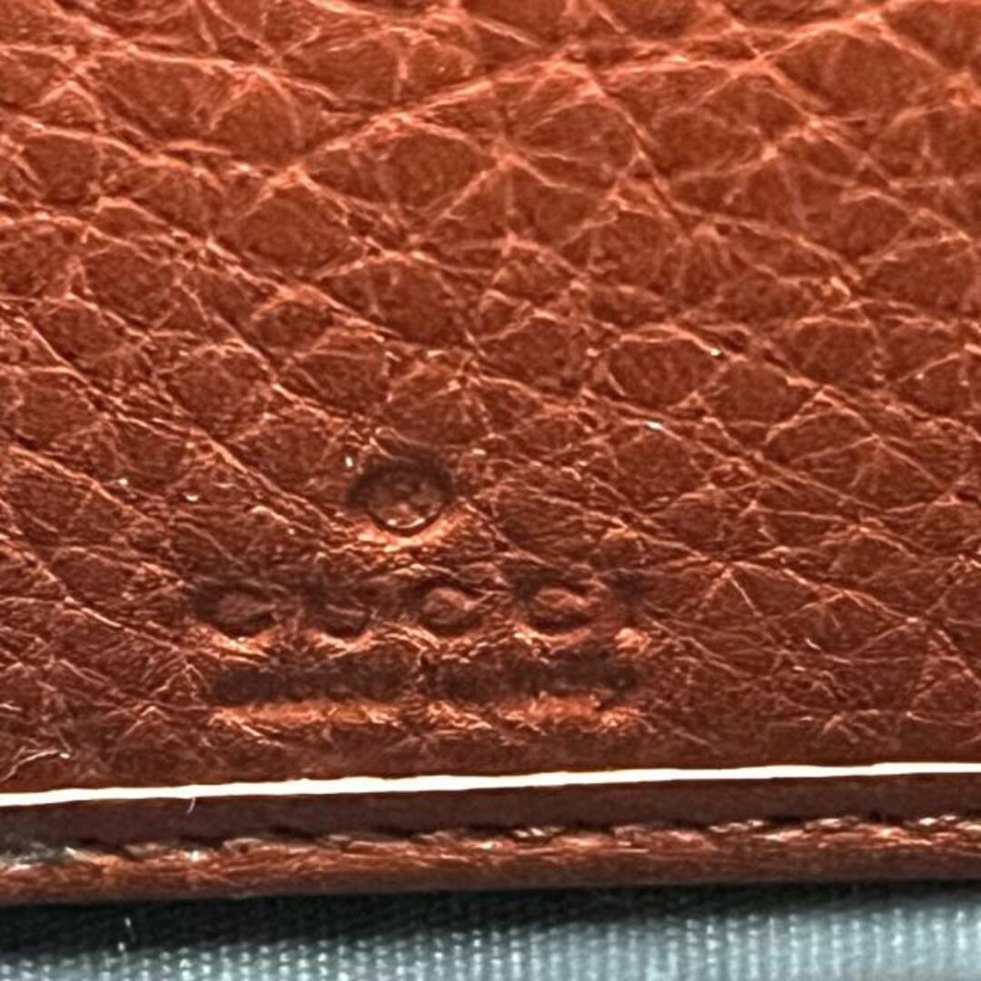 Gucci(グッチ)のGUCCI(グッチ) 長財布 ソーホー 308004 オレンジ レザー レディースのファッション小物(財布)の商品写真