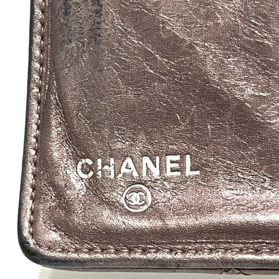 CHANEL(シャネル)のCHANEL(シャネル) 長財布 2.55,マトラッセ メタリックピンク ラムスキン レディースのファッション小物(財布)の商品写真