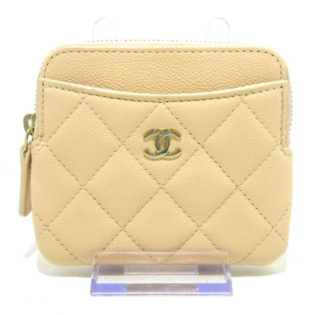 CHANEL(シャネル)のCHANEL(シャネル) コインケース美品  マトラッセ AP2061 アイボリー ココマーク キャビアスキン レディースのファッション小物(コインケース)の商品写真