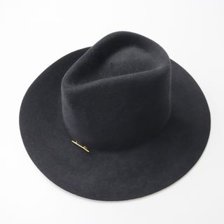 美品 ドゥーズィエムクラス Deuxieme Classe JANESSA LEONE HAT ソフト ウール ハット/ブラック【2400013801560】