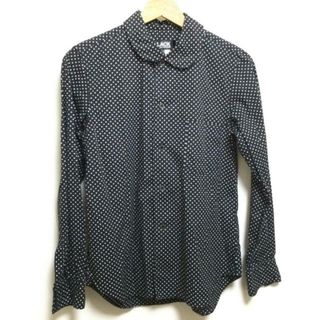 ブラックコムデギャルソン(BLACK COMME des GARCONS)のBLACK COMMEdesGARCONS(ブラックコムデギャルソン) 長袖シャツブラウス サイズS レディース - 黒×白 ドット柄(シャツ/ブラウス(長袖/七分))