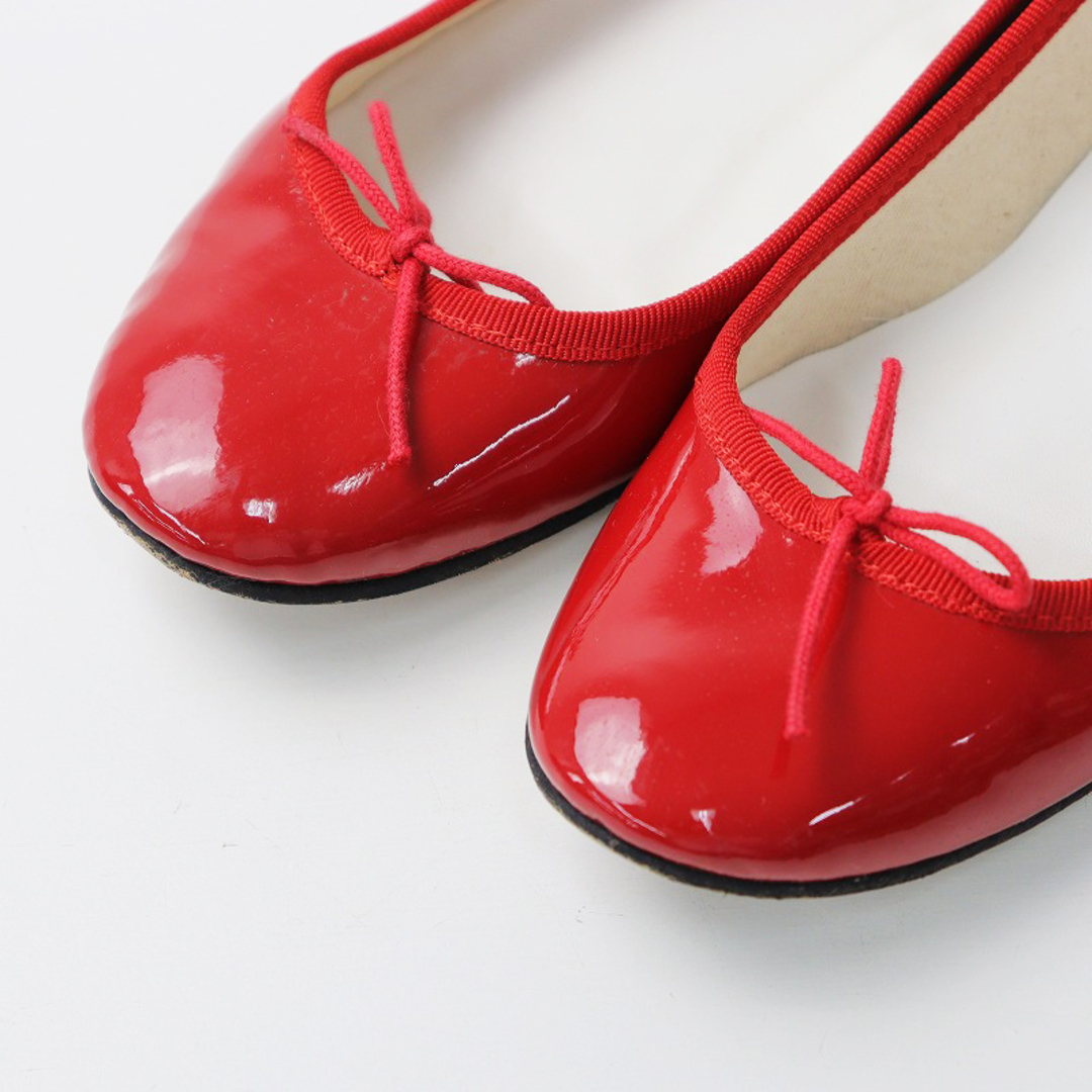 定番 人気アイテム レペット repetto Cendrillon サンドリオン パテントレザー バレエシューズ 39/レッド 赤  フラット【2400013799904】