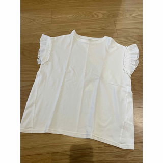 coca/接触冷感袖フリルTシャツ(Tシャツ(半袖/袖なし))