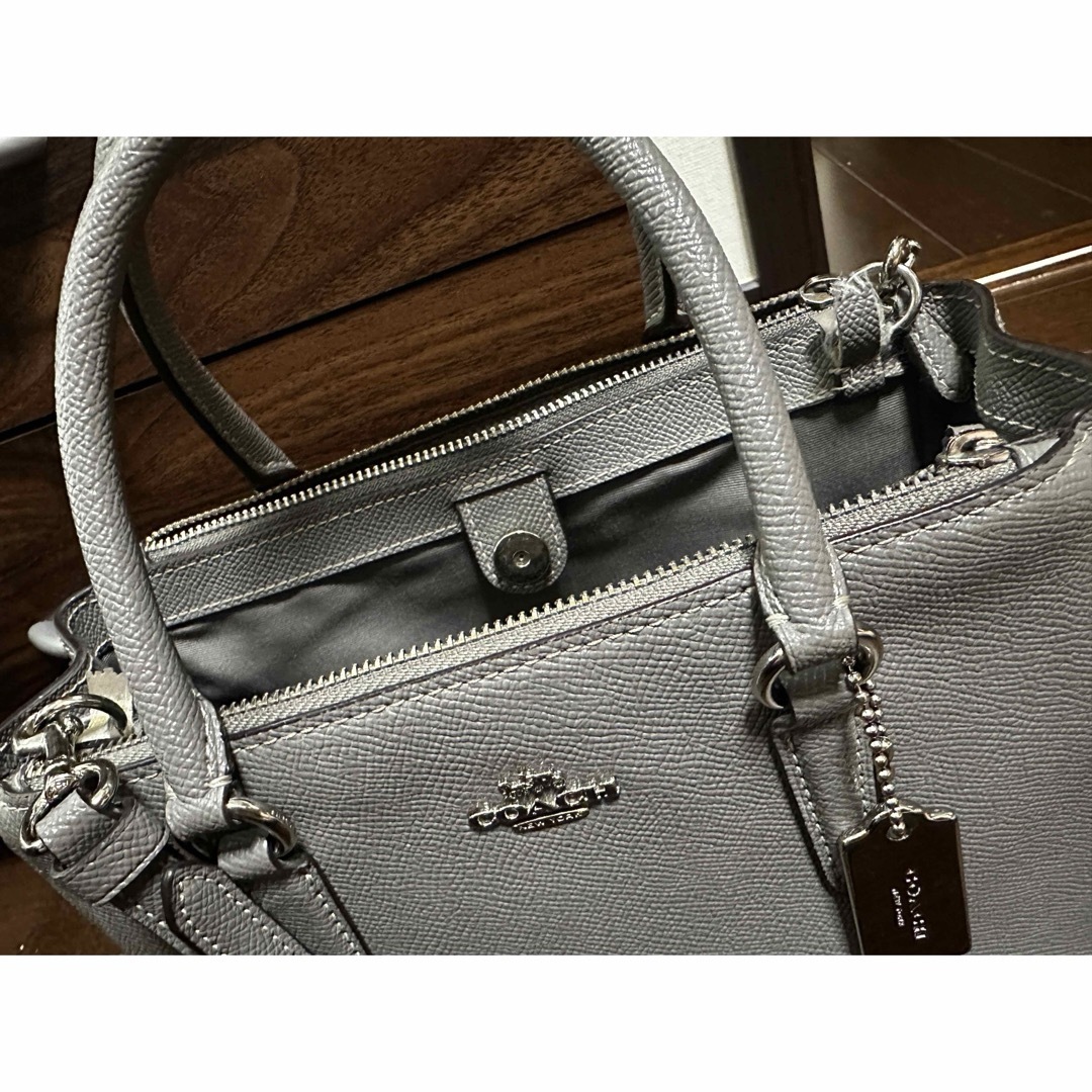 COACH(コーチ)のコーチ　ハンドバッグ　ショルダー付　難あり レディースのバッグ(ハンドバッグ)の商品写真